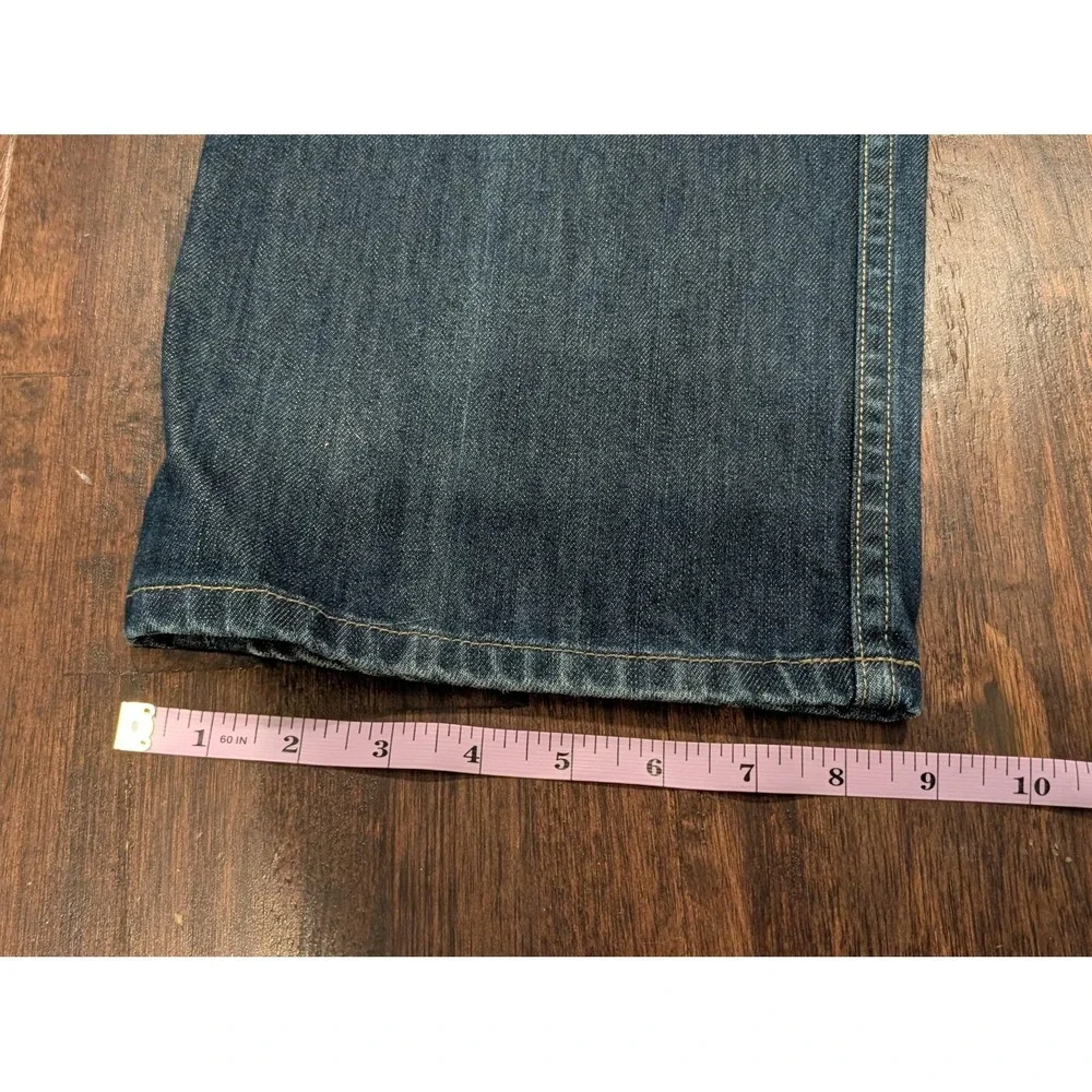 Woolrich Jeans Mens 40x32 Blue Denim Straight Leg Classic‎ Five Pocket Dark Wash